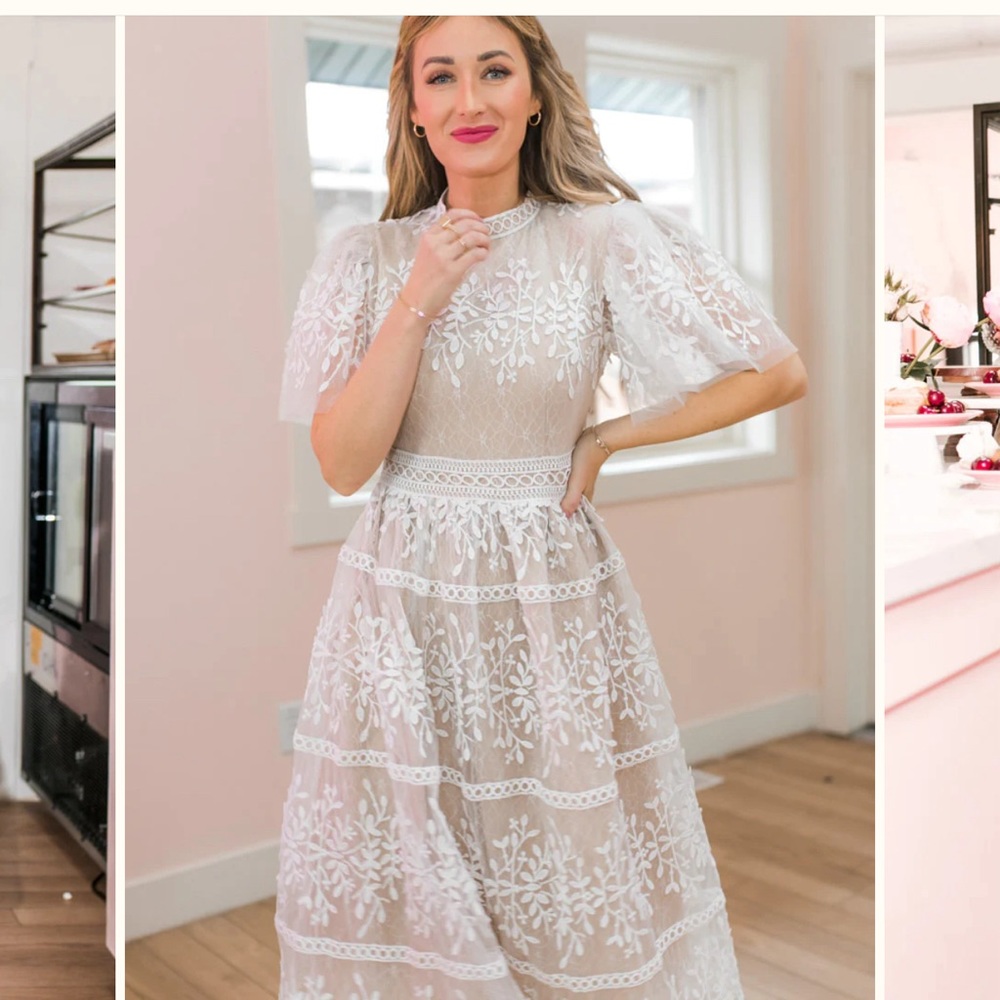 Ivy City Co - Sicily dress with flutter sleeves